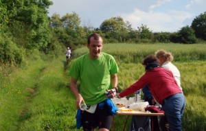 Au ravito du 10km