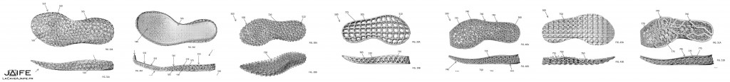 Quelques semelles intermédiaires suivant l'invention