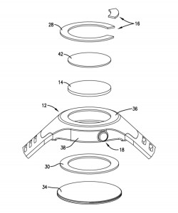 Eclaté de la montre