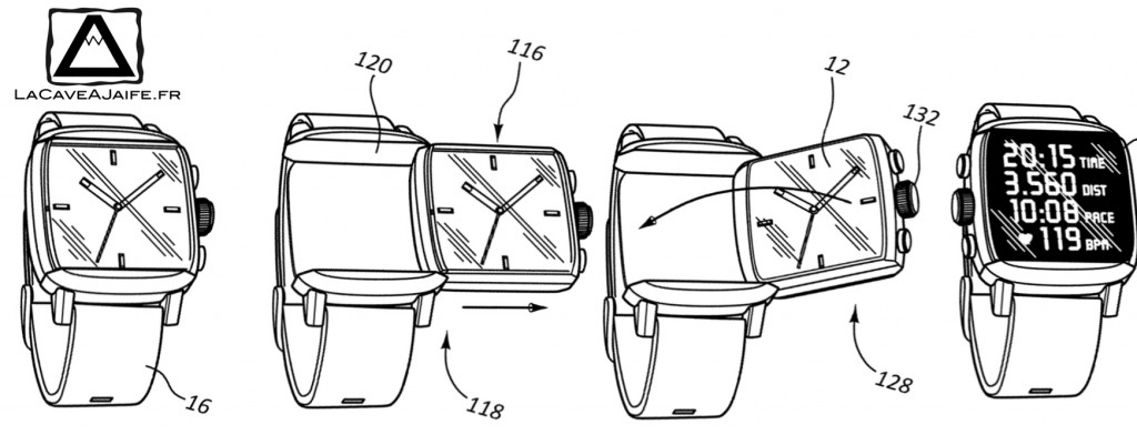 La montre double face