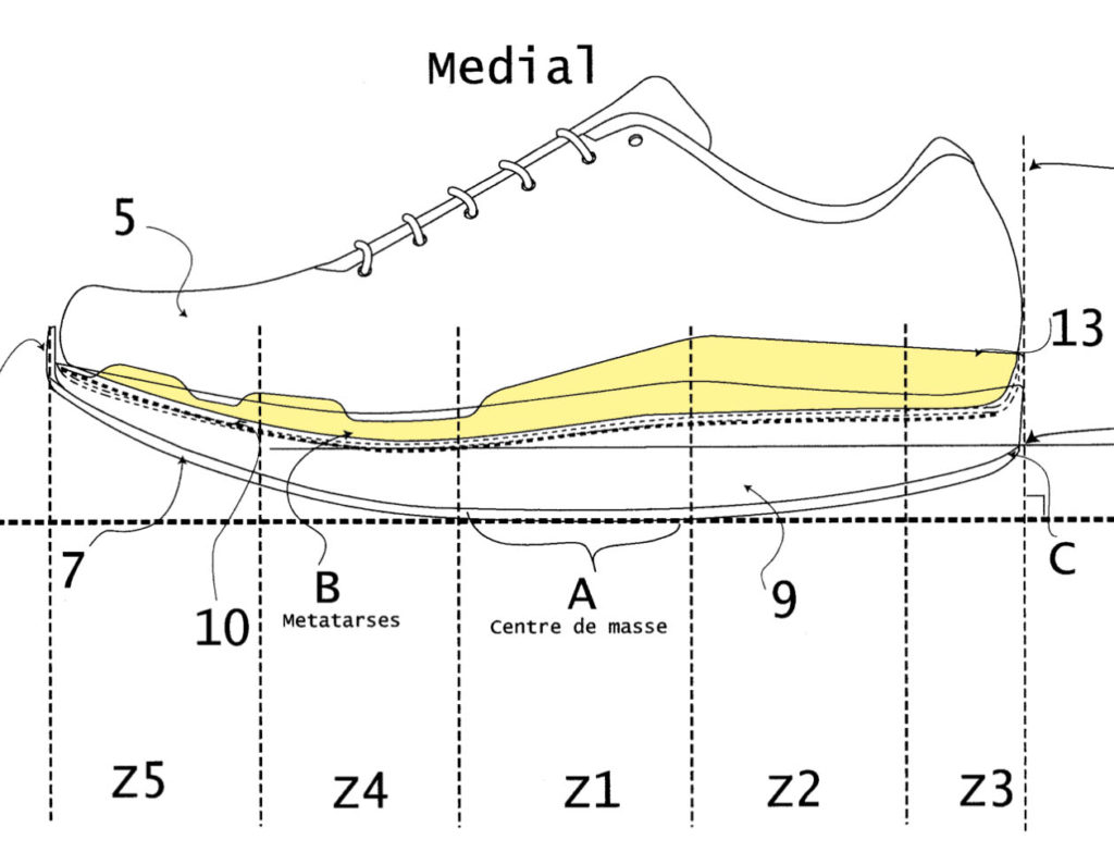 [Brevet] La future chaussure de The North Face avec une plaque carbone 2