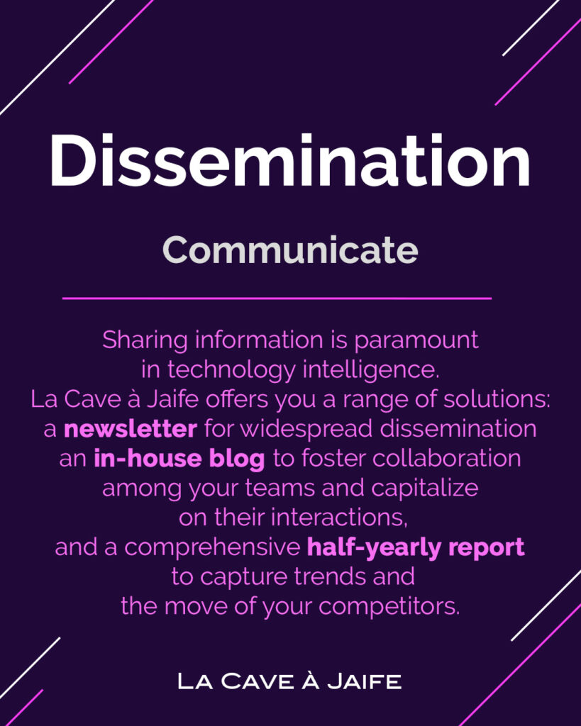 How to involve La Cave à Jaife in your Technology watch process ? 5