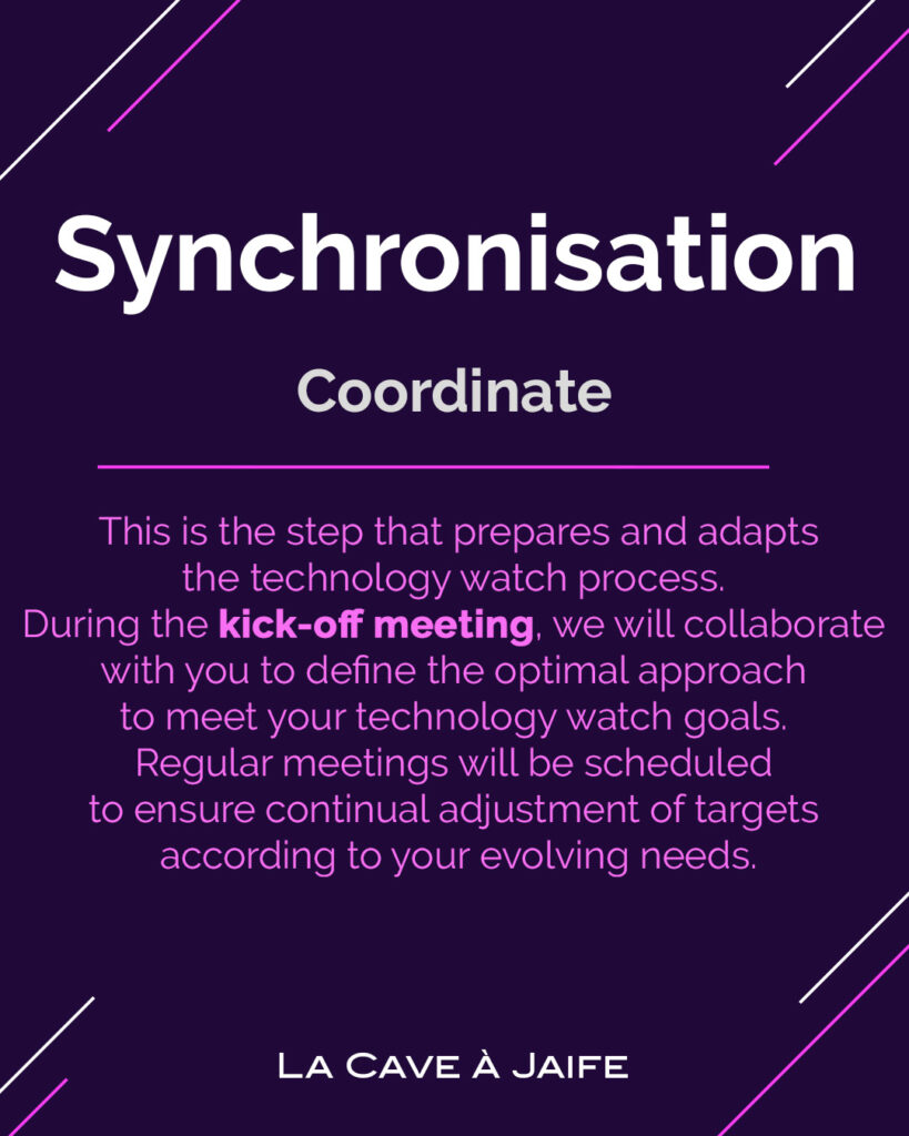 How to involve La Cave à Jaife in your Technology watch process ? 7